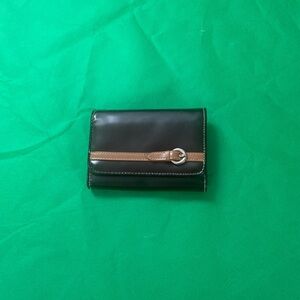 Elegant Black and Brown Jeun Bang Women's Wallet
